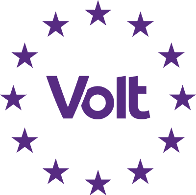 Logo van de politieke partij Volt